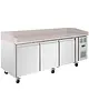 Polar Pizzawerkbank | U-SERIE | Energiezuinig | 634L | 3 Deuren (EN600X400) | +2°C/+5°C | Geforceerd | 2020x800x1000(h)mm 