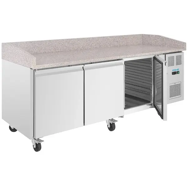 Pizzawerkbank | U-SERIE | 634L | 3 Deuren (EN600X400) | +2°C/+5°C | Geforceerd | 2020x800x1000(h)mm