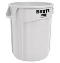 Rubbermaid Afvalbak | BRUTE | Kunststof | Wit | 37.9L | Open | Ø397x435(h)mm