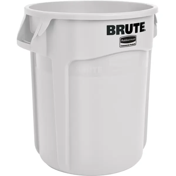 Afvalbak | BRUTE | Kunststof | Wit | 37.9L | Open | Ø397x435(h)mm