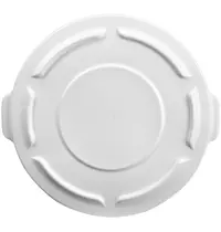 Rubbermaid Deksel | Kunststof | Wit | Rubbermaid BRUTE Afvalbakken | Ø406x25(h)mm 