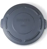 Rubbermaid Deksel | Kunststof | Grijs | Rubbermaid BRUTE Afvalbakken | Ø406x25(h)mm