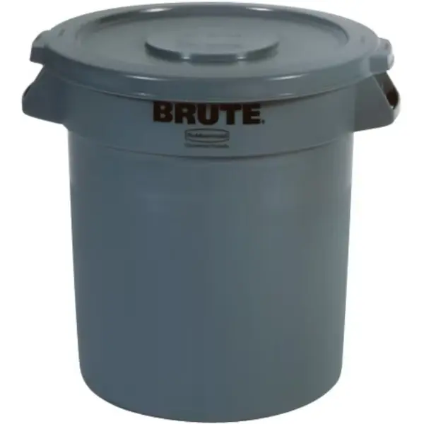 Afvalbak | BRUTE | Kunststof | Grijs | 37.9L | Open | Ø397x435(h)mm