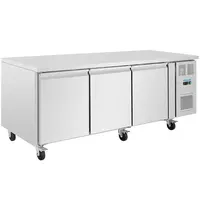 Polar Bakkerij Koelwerkbank | U-SERIE | 634L | 3 Deuren (EN600x400) | +2°C/+8°C | Geforceerd | Wielen (Geremd) | 2020x800x860(h)mm