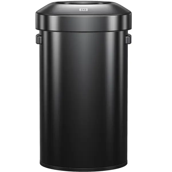 Afvalbak | URBAN BIN | RVS | Zwart | 60L | Open | Anti Fingerprint | Ø405x685(h)mm