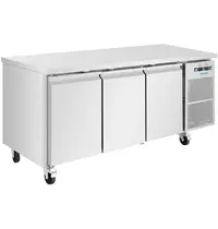 Polar Koel-/Vrieswerkbank | U-SERIE | 314L (1/1 GN) | 3 Deuren | -2°C/+8°C | Geforceerd | Wielen (Geremd) | 1795x700x860(h)mm