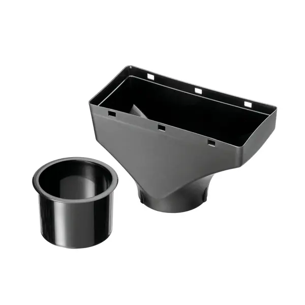 Uitwerpschacht Koffiedik | KV1 | Kunststof | 155x80x160(h)mm