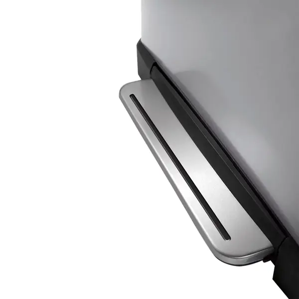 Pedaalemmer | E-CUBE | RVS | 46L | Klapdeksel | Anti Fingerprint | Afvalscheiding | 500x345x650(h)mm