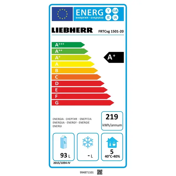 Koelkast | PERFECTION | Energiezuinig | 124L | RVS/Grijs | -2°C/+15°C | Geforceerd | Temperatuuralarm | App | 600x648x852(h)mm
