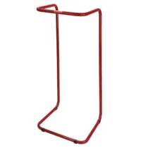 Luxus Afvalzakhouder | Staal | Rood | 400L | Open | 600x600x1300(h)mm 