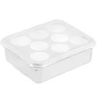 Araven Doseerflessen-Organizer | Kunststof | 1/2 GN | Cap. 8 flessen | 325x265x100(h)mm