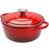 Sunnex Braadpan | Geëmailleerd | 2.5L | Div. Warmtebronnen | Incl. Deksel | Ø200x85(h)mm