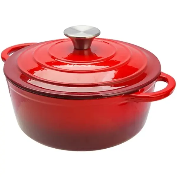 Braadpan | Geëmailleerd | 2.5L | Div. Warmtebronnen | Incl. Deksel | Ø200x85(h)mm