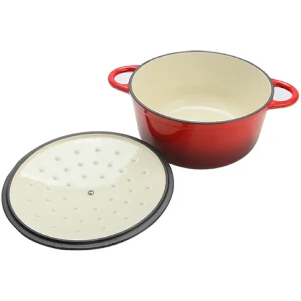 Braadpan | Geëmailleerd | 3.5L | Div. Warmtebronnen | Incl. Deksel | Ø240x117(h)mm