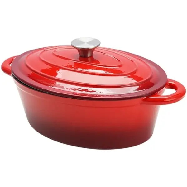 Braadpan | Geëmailleerd | 3.5L | Div. Warmtebronnen | Incl. Deksel | 280x200x110(h)mm