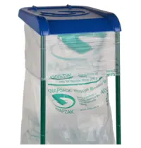 Luxus Deksel | Kunststof | Blauw | Luxus Afvalzakhouder | 530x560mm 