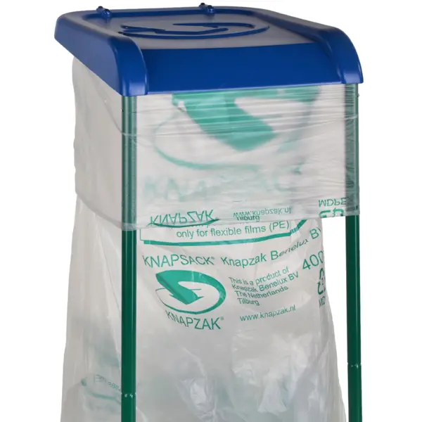 Deksel | Kunststof | Blauw | Luxus Afvalzakhouder | 530x560mm