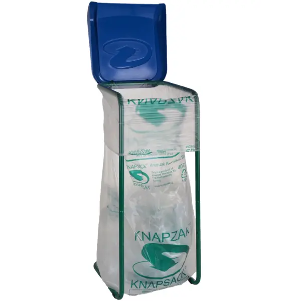 Deksel | Kunststof | Blauw | Luxus Afvalzakhouder | 530x560mm