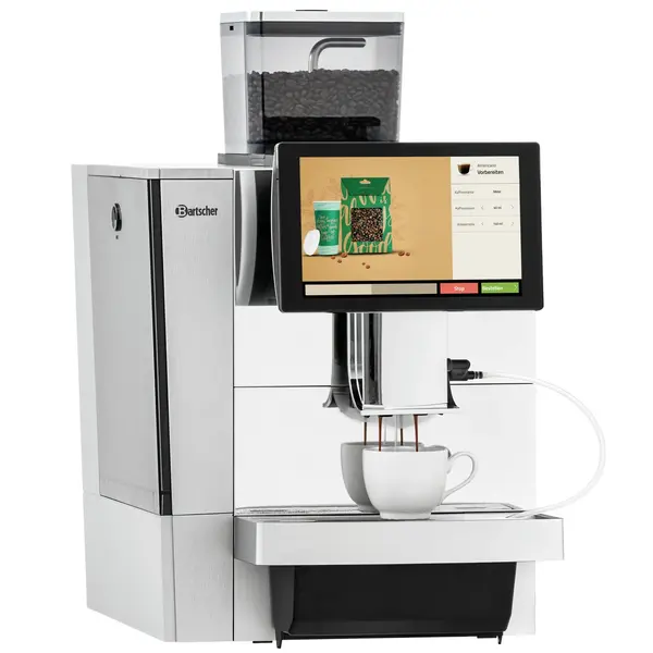 Volautomatisch Koffiezetapparaat | KV1 DELUXE | 100 Kopjes/Dag | 1 Hopper (Bonen) | Waterreservoir (6L) / Wateraansluiting | 3.1kW (230V) | Touchscreen + USB | 370x535x625(h)mm