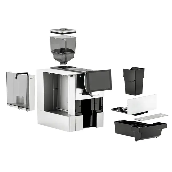 Volautomatisch Koffiezetapparaat | KV1 DELUXE | 100 Kopjes/Dag | 1 Hopper (Bonen) | Waterreservoir (6L) / Wateraansluiting | 3.1kW (230V) | Touchscreen + USB | 370x535x625(h)mm