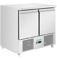 Polar Koelwerkbank | U-SERIE | Energiezuinig | 257L | 2 Deuren (1/1 GN) | +2°C/+8°C | Geforceerd | Wielen (Geremd) | 903x700x870(h)mm