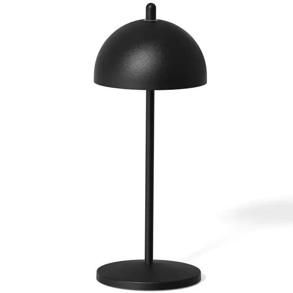 Tafellamp | ALICE | Zwart | Incl. Lichtbron (Dimbaar) | Draadloos | Ø80x198(h)mm