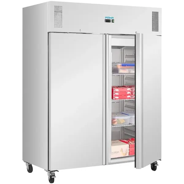 Koel-/Vrieskast | U-SERIE | 1300L (2/1 GN) | RVS | +8°C/-22°C | Geforceerd | Wielen (Geremd) | 1420x875x2090(h)mm