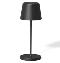 YUYU Tafellamp | ALEX | Zwart | Incl. Lichtbron (Dimbaar) | Draadloos | Ø76x208(h)mm 