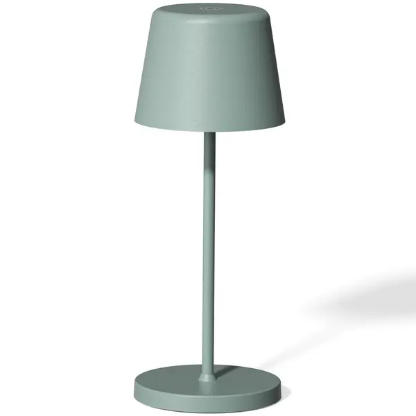Tafellamp | ALEX | Mintgroen | Incl. Lichtbron (Dimbaar) | Draadloos | Ø76x208(h)mm