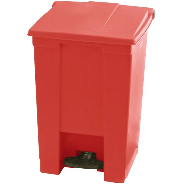 Pedaalemmer | CLASSIC | Kunststof | Rood | 45L | Klapdeksel | HACCP | 400x413x600(h)mm