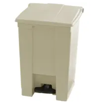 Rubbermaid Pedaalemmer | CLASSIC | Kunststof | Beige | 45L | Klapdeksel | HACCP | 400x413x600(h)mm