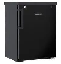 Liebherr Koelkast | PERFORMANCE | 124L | Zwart | +1°C/+9°C | Geforceerd | Temperatuur-/Deuralarm | 600x648x852(h)mm