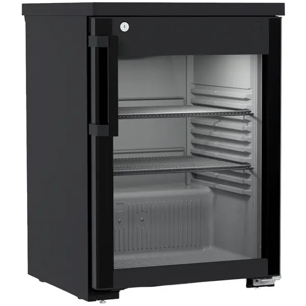 Koelkast | PERFORMANCE | 127L | Zwart | +1°C/+9°C | Geforceerd | Temperatuur-/Deuralarm | 600x648x852(h)mm