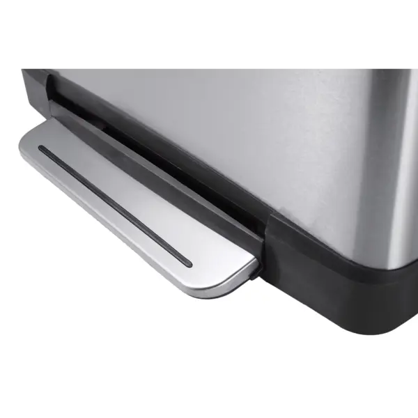 Pedaalemmer | E-CUBE | RVS | 40L | Klapdeksel | Anti Fingerprint | 403x345x650(h)mm
