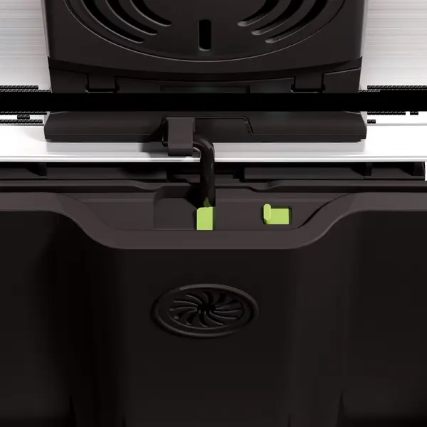 Pedaalemmer | E-CUBE | RVS | 40L | Klapdeksel | Anti Fingerprint | 403x345x650(h)mm