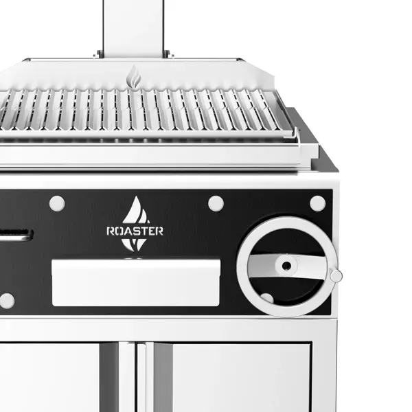 Houtskoolgrill | PARRILLA | Oppervlak 630x620 | 200°C/250°C | Verstelbare Grillhoogte/-Hoek | Onderkast | Wielen (Geremd) | 800x825x1550(h)mm