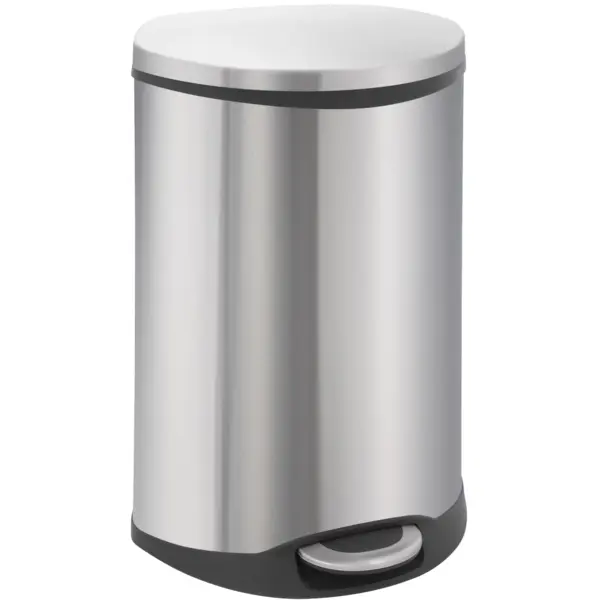 Pedaalemmer | SHELL BIN | RVS | 50L | Klapdeksel | Anti Fingerprint | 450x406x690(h)mm