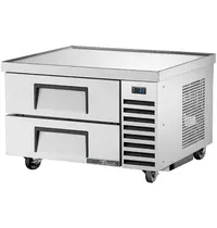 True Koelwerkbank | Laag Model | 35L | 2 Laden (1/1 GN) | 0°C/+3°C | Geforceerd | Wielen (Geremd) | 924x816x645(h)mm