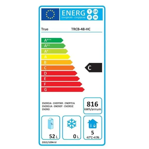 Koelwerkbank | Laag Model | 52L | 2 Laden (1/1 GN) | 0°C/+3°C | Geforceerd | Wielen (Geremd) | 1227x816x645(h)mm