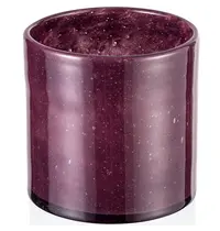 YUYU Kaarsenhouder | GALAXY MAUVE  | Glas | Paars | Ø100x100(h)mm