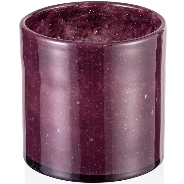 Kaarsenhouder | GALAXY MAUVE  | Glas | Paars | Ø100x100(h)mm