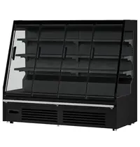 CombiSteel Wandkoeling | MAIKEL | Zwart | -1°C/+5°C | Geforceerd | Schuifdeuren | Wielen | 1935x740x1500(h)mm