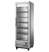 True Koelkast | 425L | RVS | -1°C/+6°C | Geforceerd | Wielen | 632x585x1877(h)mm