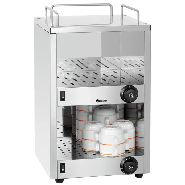 Kopjesverwarmer | RVS | 72 Kopjes | ≤60°C | 0.14kW (230V) | 320x345x550(h)mm