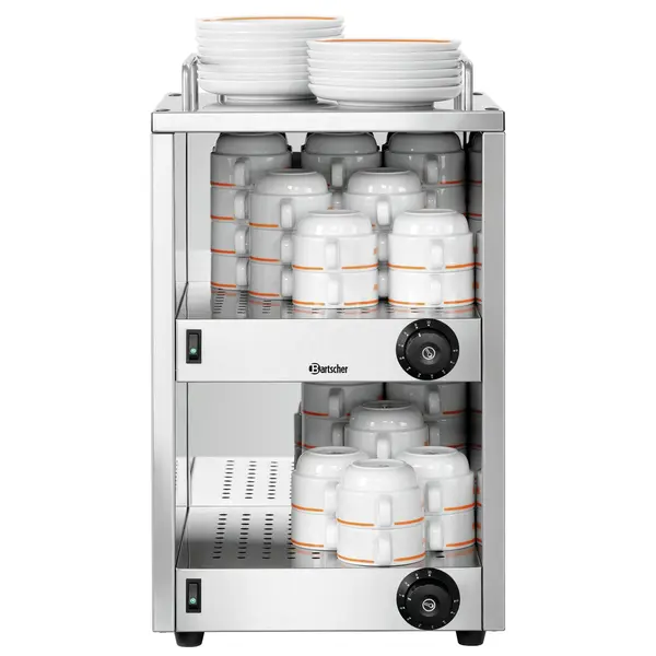 Kopjesverwarmer | RVS | 72 Kopjes | ≤60°C | 0.14kW (230V) | 320x345x550(h)mm