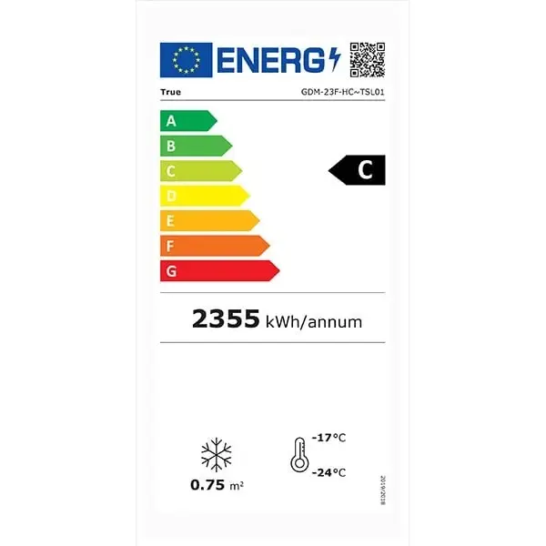 Vrieskast | 651L | RVS | -17°C/-24°C | Geforceerd | 686x759x1998(h)mm