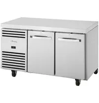 True Koelwerkbank | 280L | 2 Deuren (1/1 GN) | 0°C/+3°C | Geforceerd | Wielen (Geremd) | 1411x700x900(h)mm
