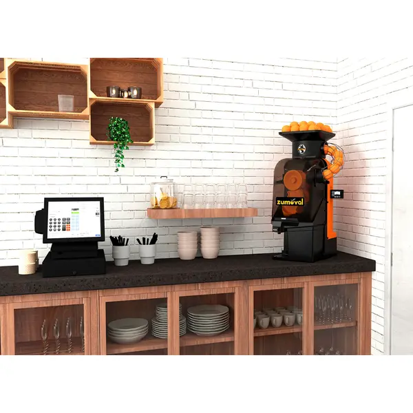 Vruchtenpers | MINIMATIC | 15/min (Ø65-80mm) | Zelfbediening (Push&Juice) | Automatische Vulling | 330x450x930(h)mm