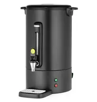 HENDI Koffiepercolator | UNIQ (Design by Bronwasser) | Zwart | 14L | 1.75kW (230V) | Enkelwandig | Lekbak | 357x380x502(h)mm