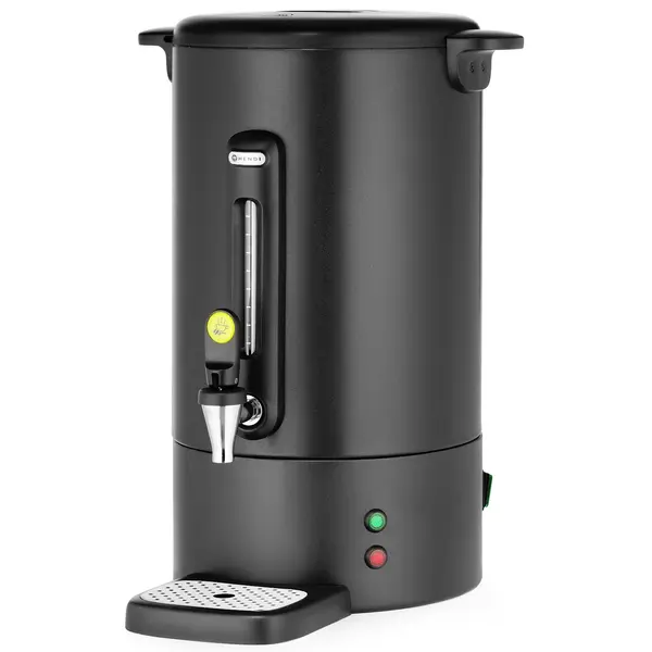 Koffiepercolator | UNIQ (Design by Bronwasser) | Zwart | 14L | 1.75kW (230V) | Enkelwandig | Lekbak | 357x380x502(h)mm